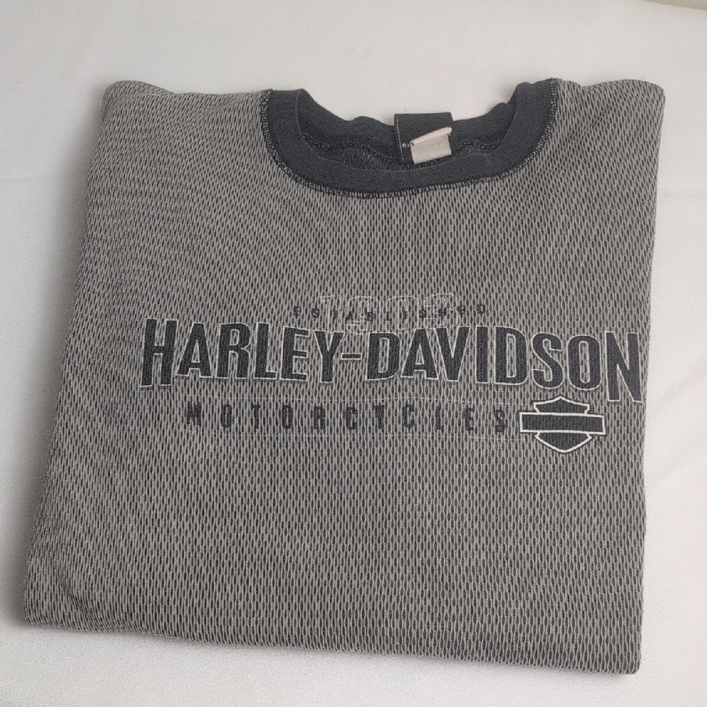 HARLEY DAVIDSON GREY SWEATER SIZE MEDIUM